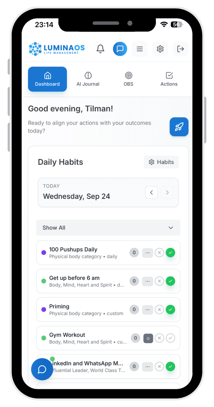 LuminaOS App